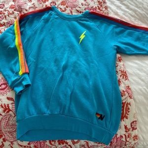 Aviator Nation Bolt Embroidery Classic Crew Sweatshirt